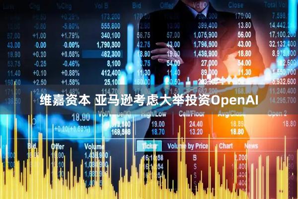 维嘉资本 亚马逊考虑大举投资OpenAI